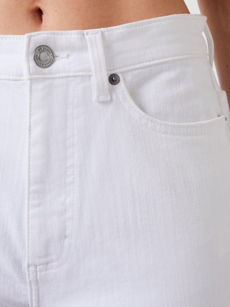 French Connection Denim Stretch White Culottes 24 Inch White