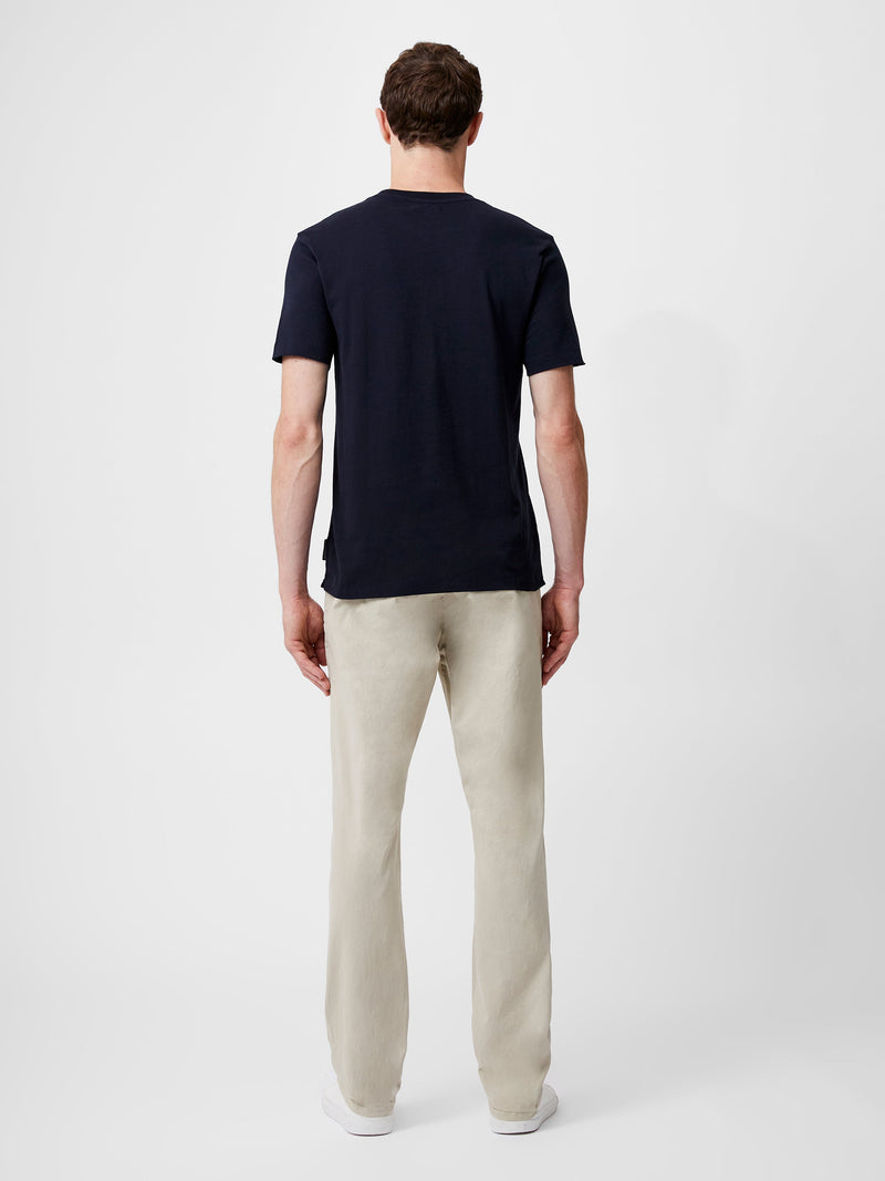 French Connection Embroidered Sports Car Graphic T-Shirt Marine
