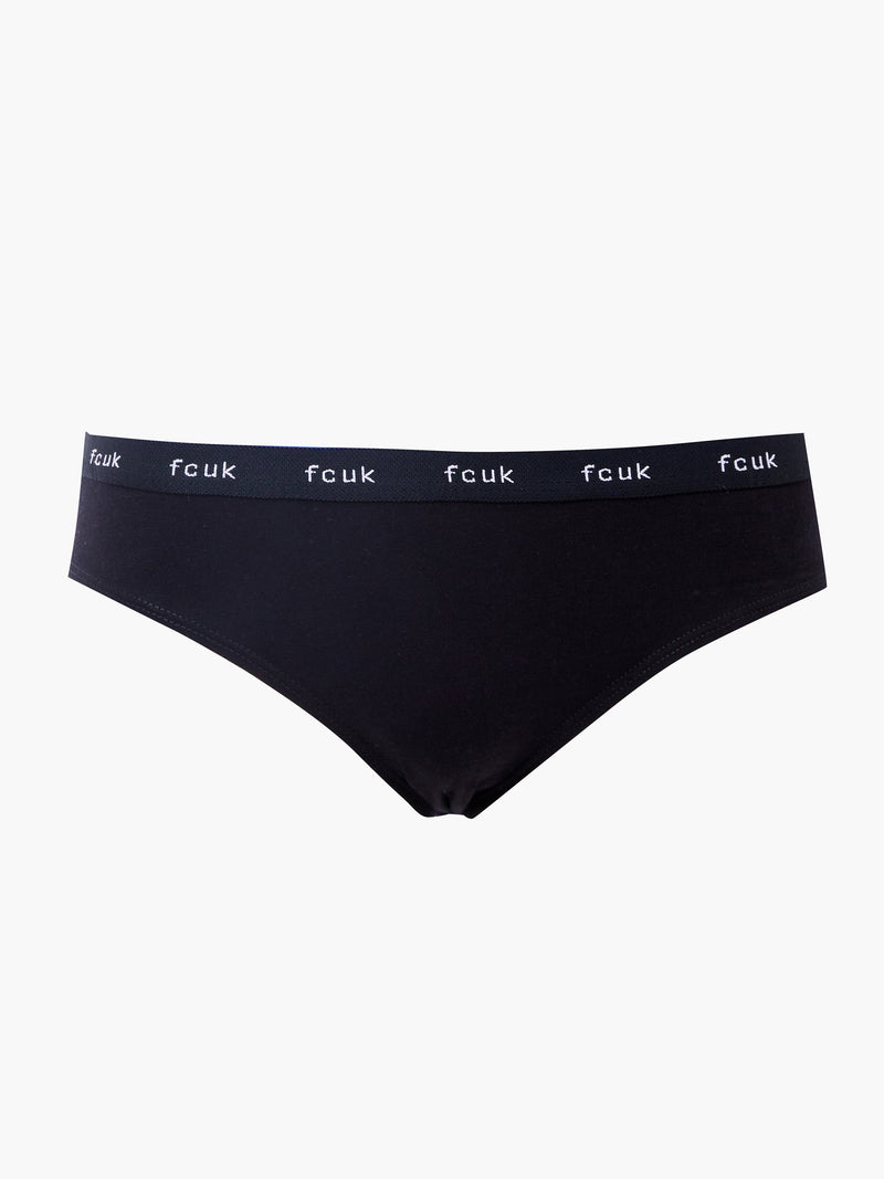 French Connection FCUK 3 Pack Briefs Black/White/Red