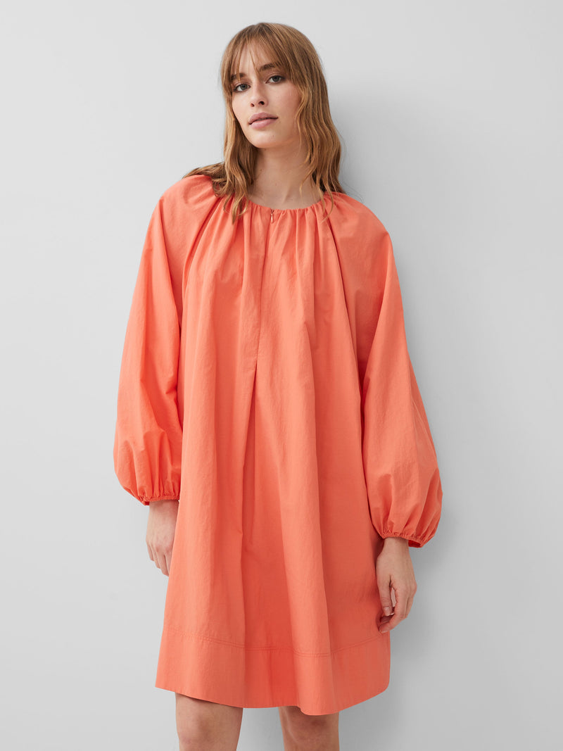 French Connection Alora Zip Dress Coral