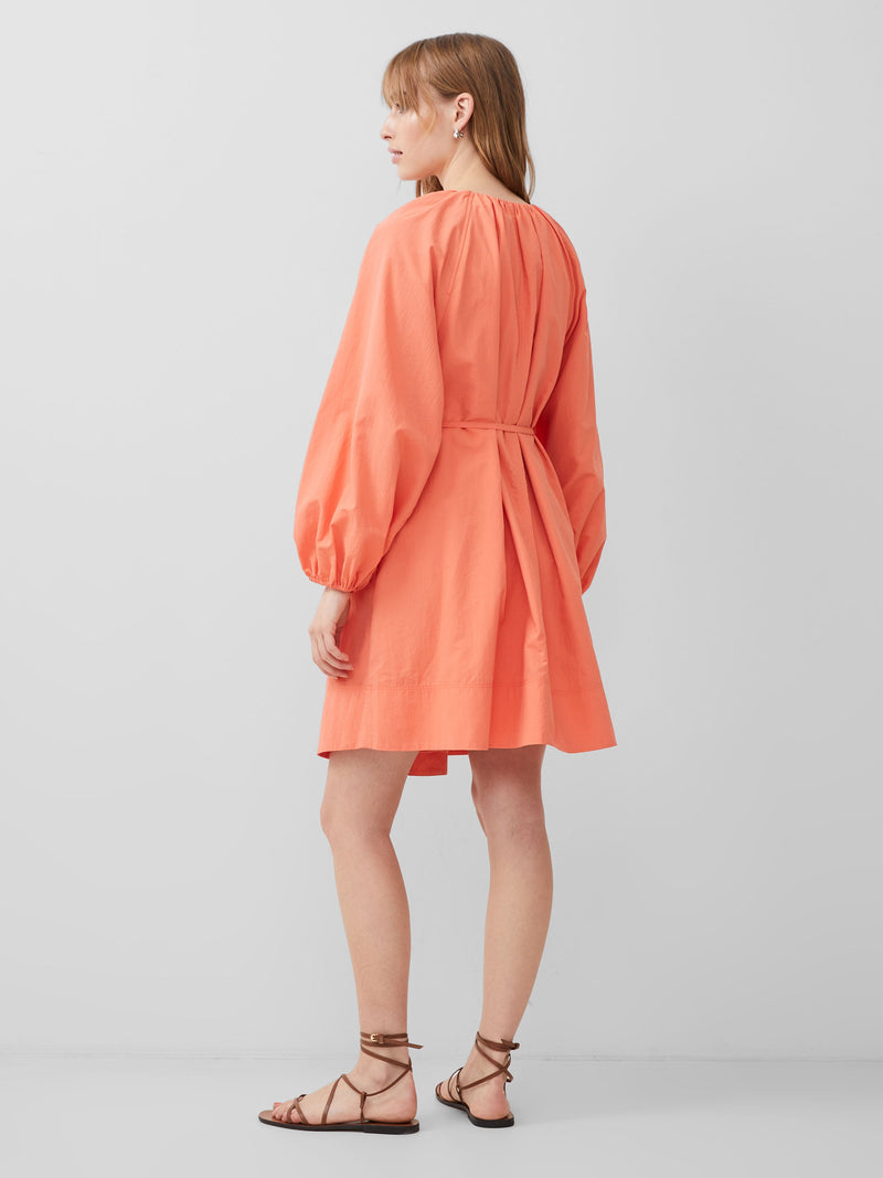 French Connection Alora Zip Dress Coral