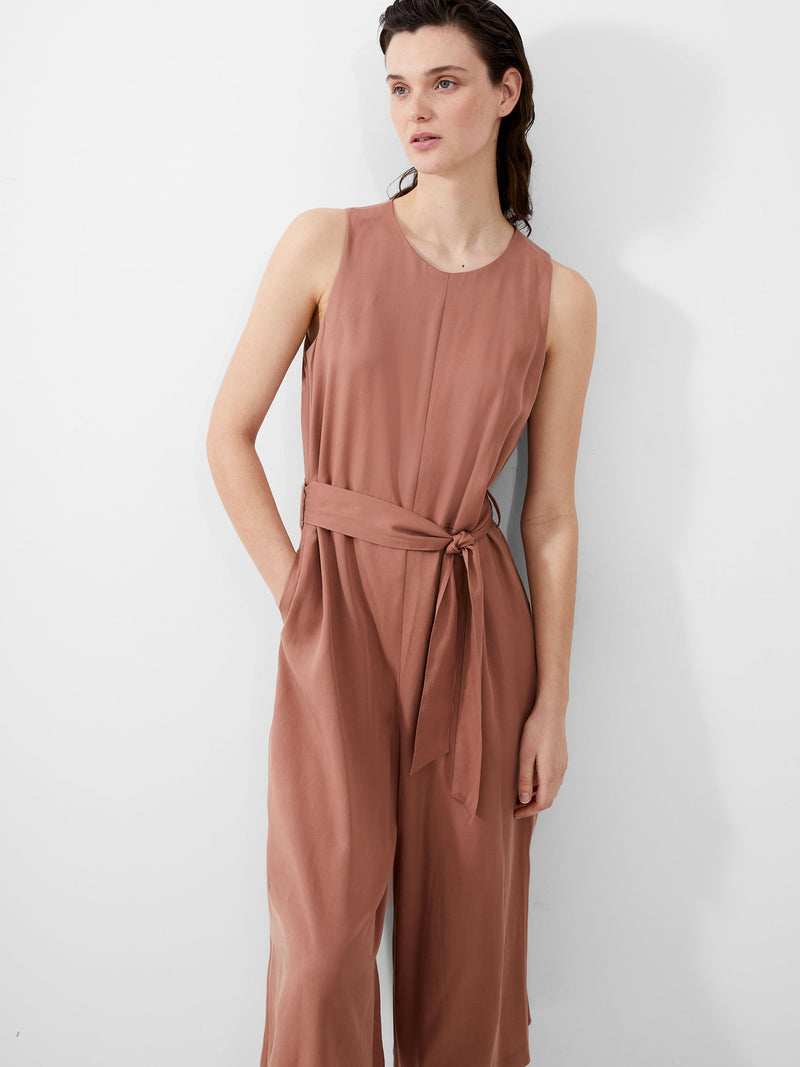 French Connection Arielle Jumpsuit Mocha Mousse