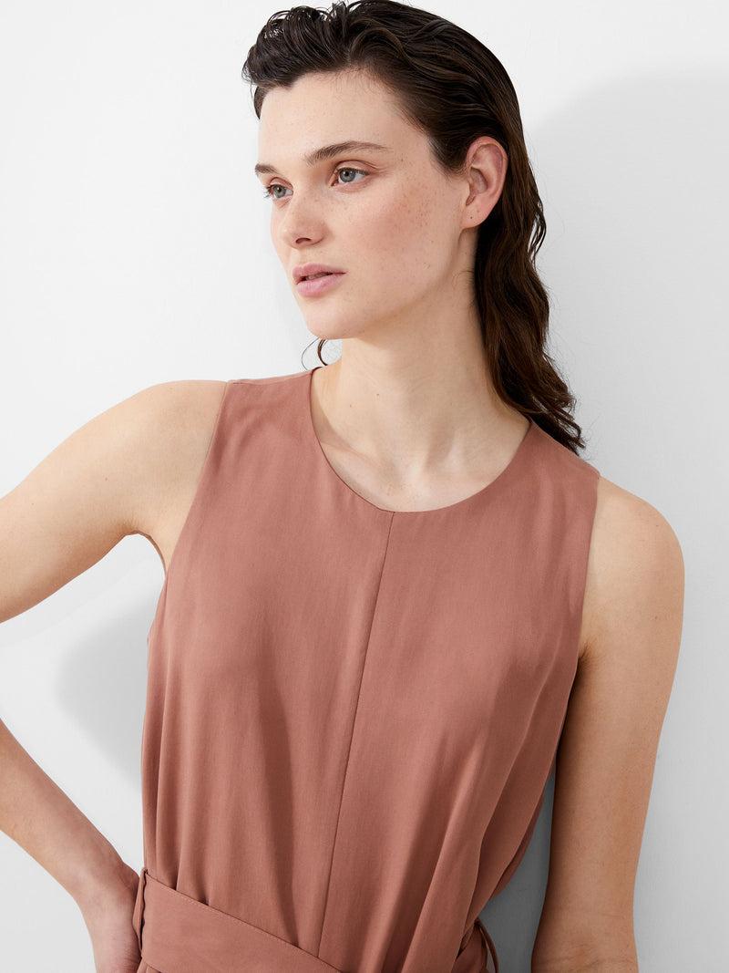 French Connection Arielle Jumpsuit Mocha Mousse