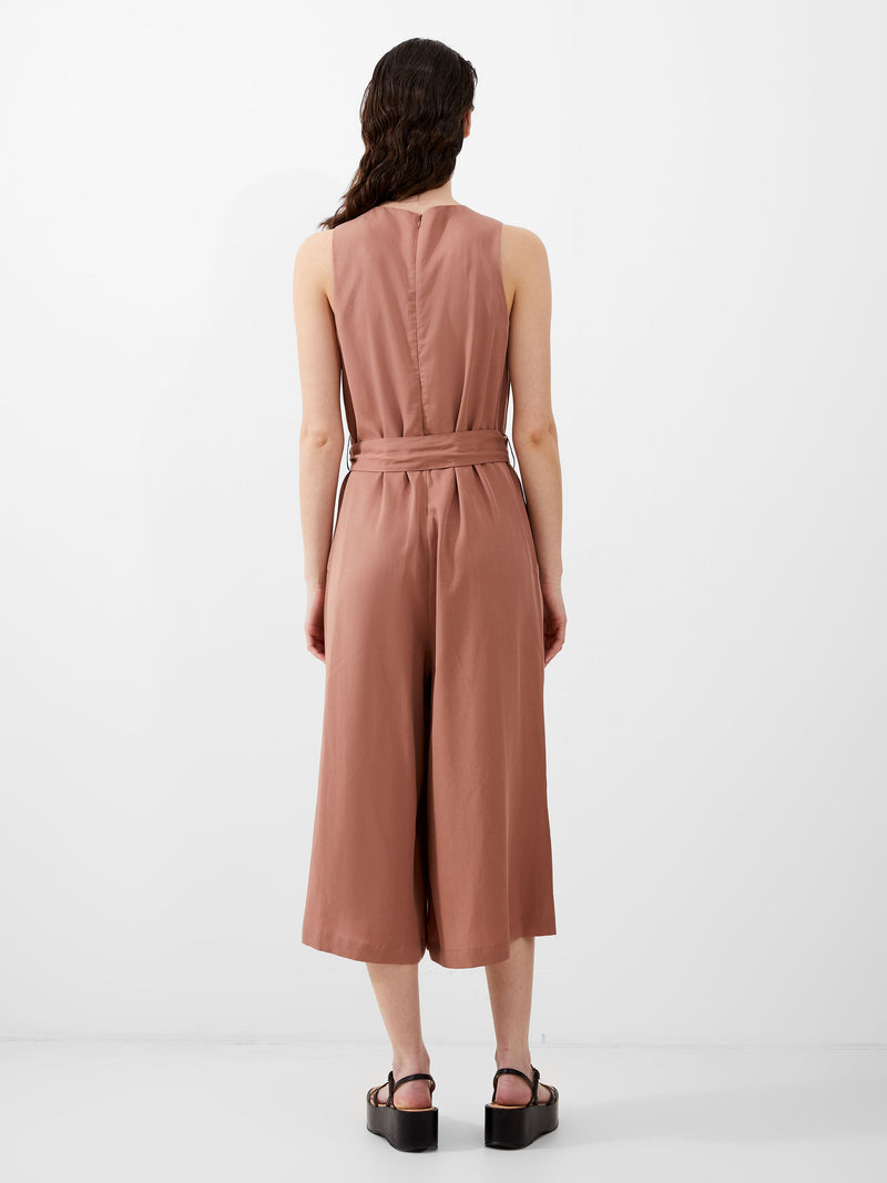 French Connection Arielle Jumpsuit Mocha Mousse