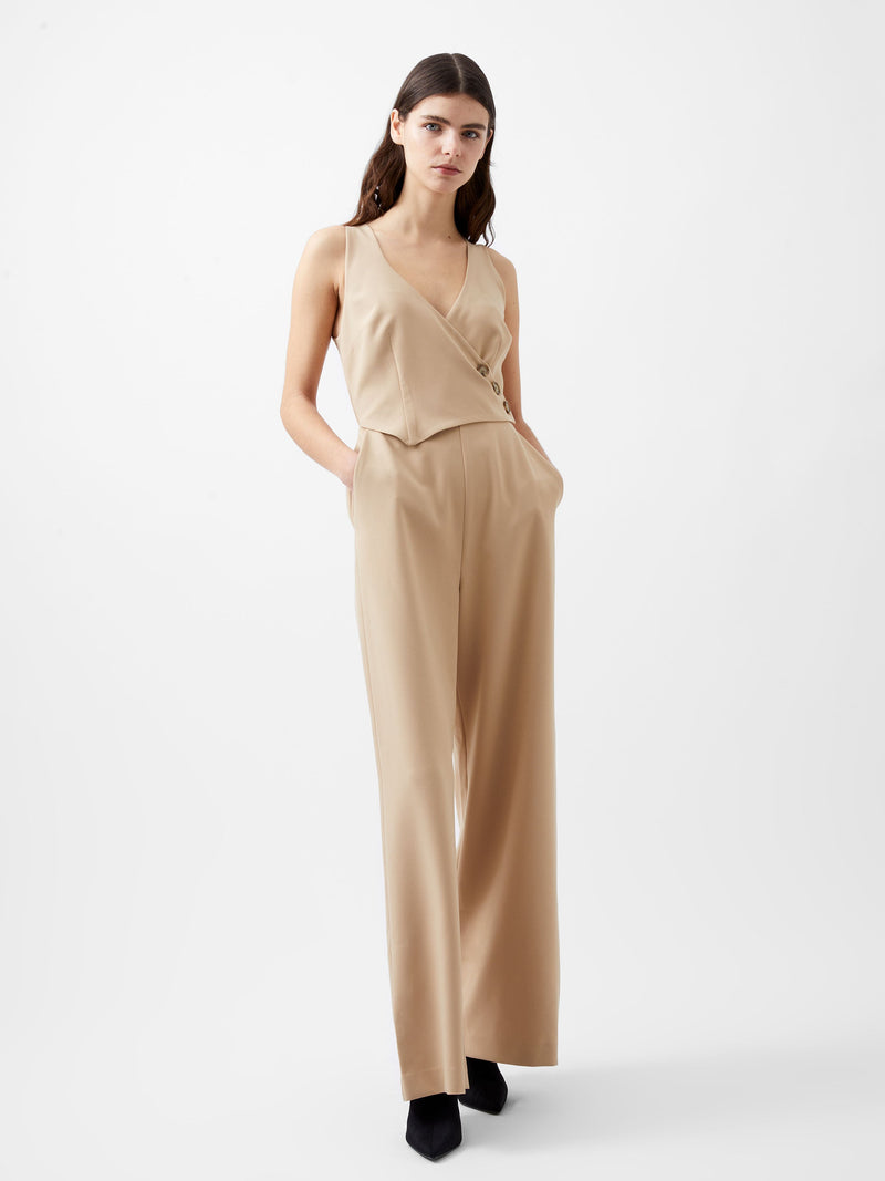 French Connection Azra Twill Jumpsuit Incense