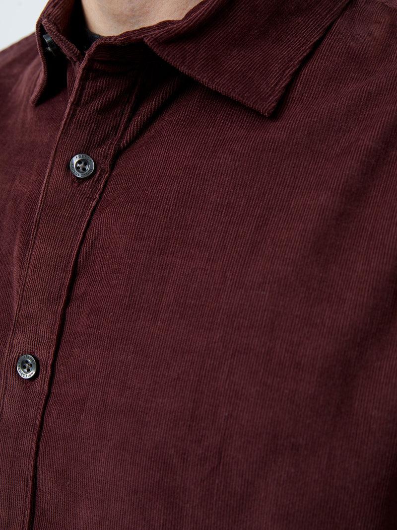 French Connection Baby Corduroy Shirt Burgundy