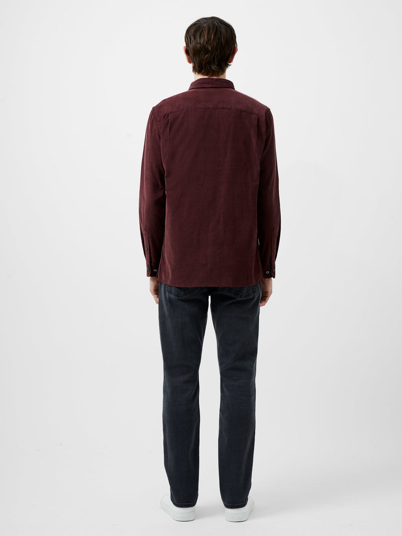 French Connection Baby Corduroy Shirt Burgundy