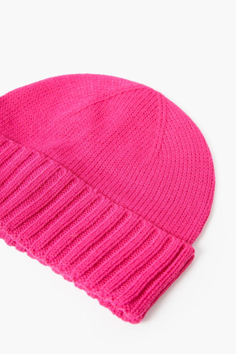 French Connection Beanie Hat Fuschia