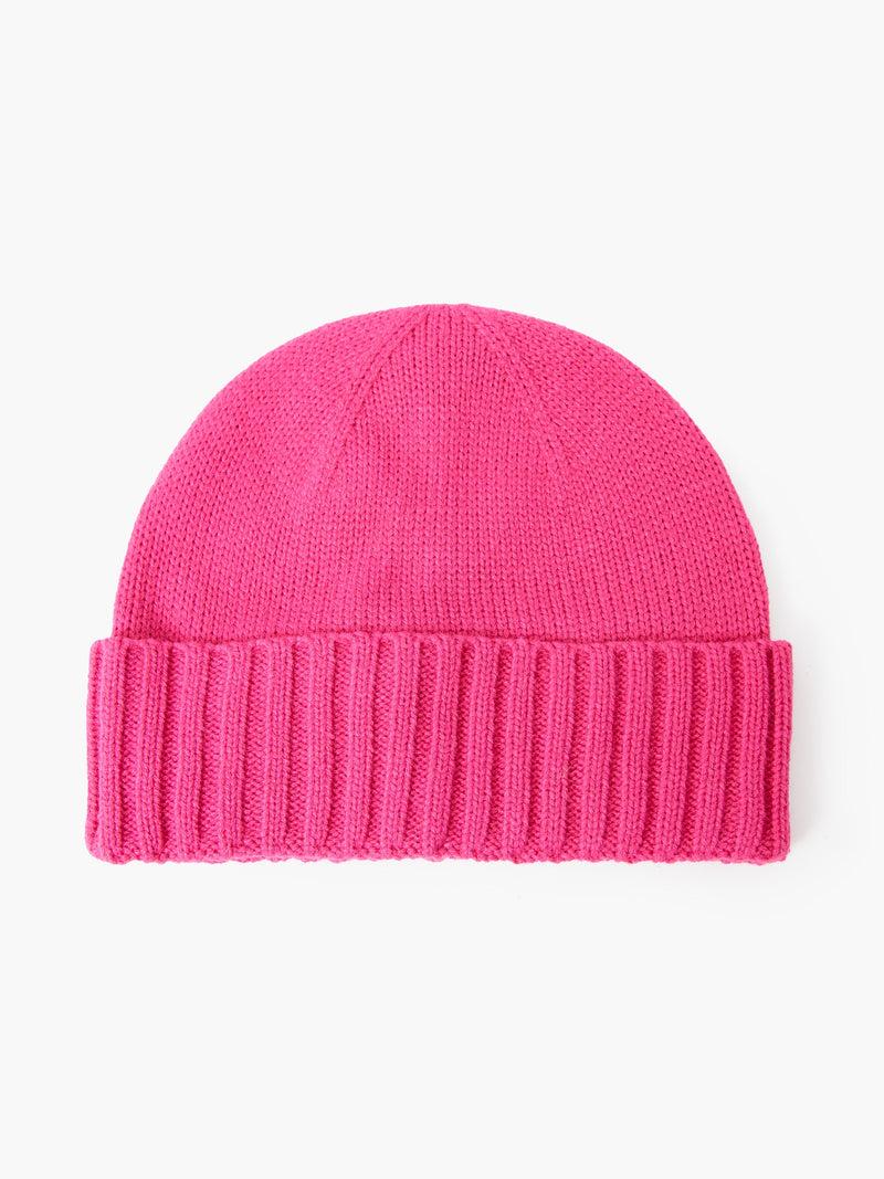 french connection Beanie Hat Fuschia