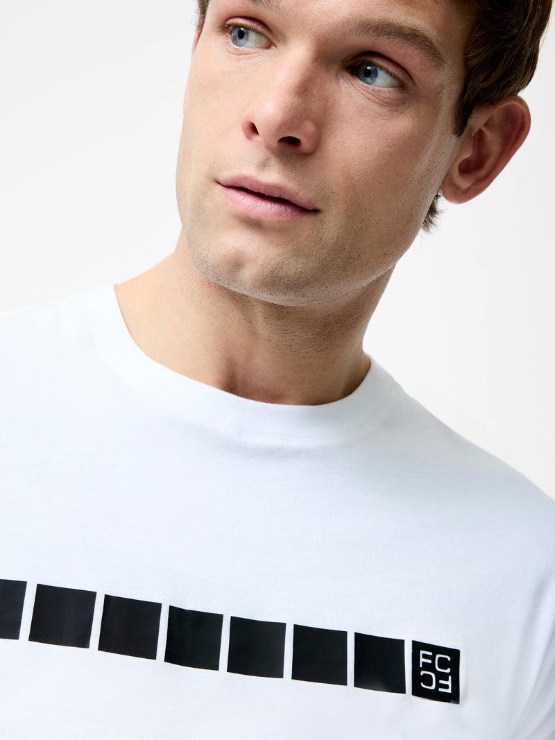 French Connection French Connection Broken Block Organic Graphic T-Shirt White