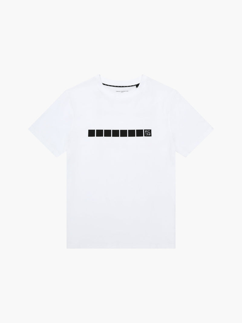 French Connection French Connection Broken Block Organic Graphic T-Shirt White