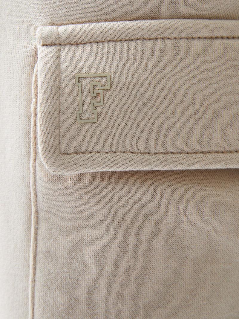 French Connection Cargo Joggers Lgt Stone