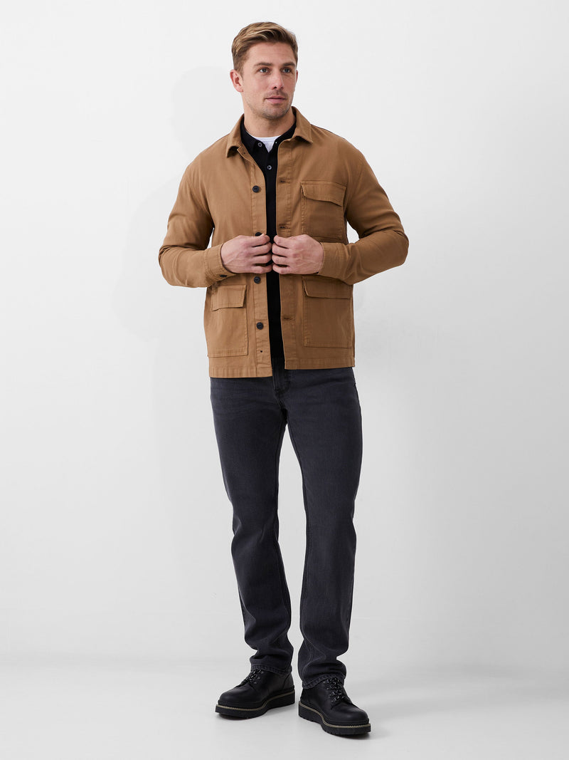 French Connection Chore Jacket Tobacco