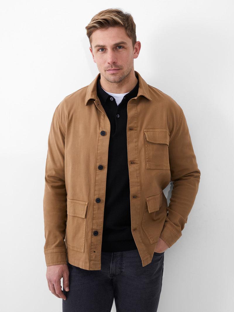 french connection Chore Jacket Tobacco