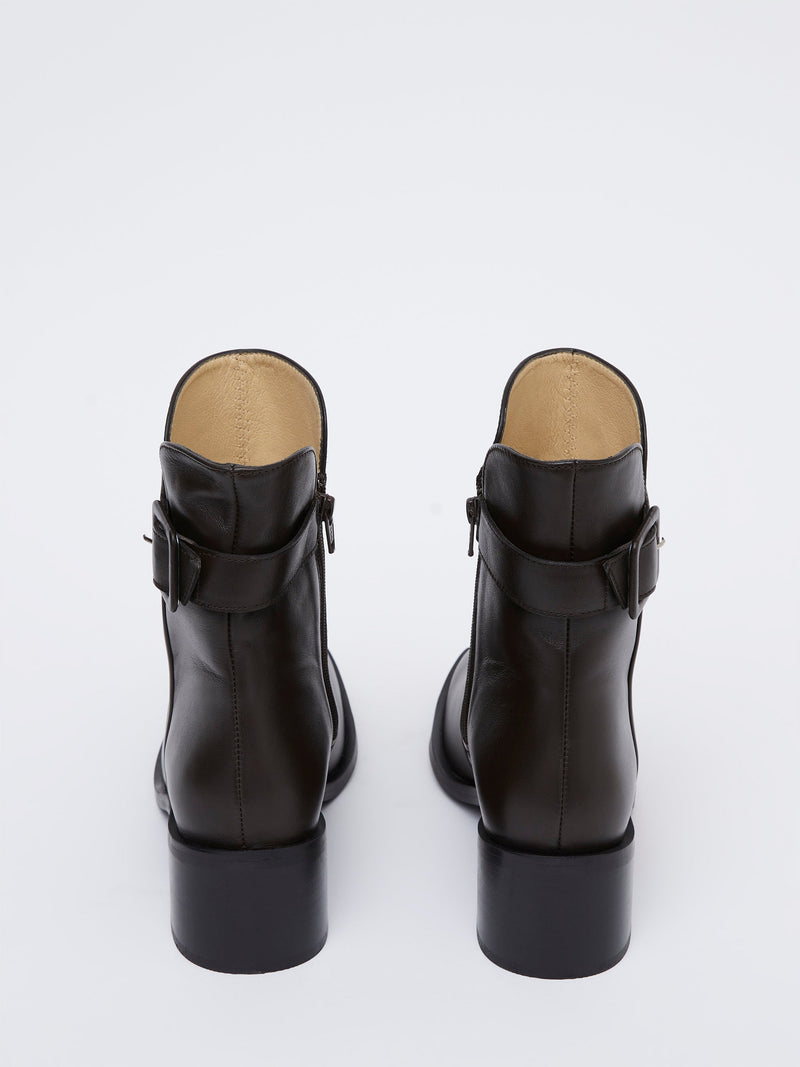 French Connection Connie Ankle Boots Chocolate