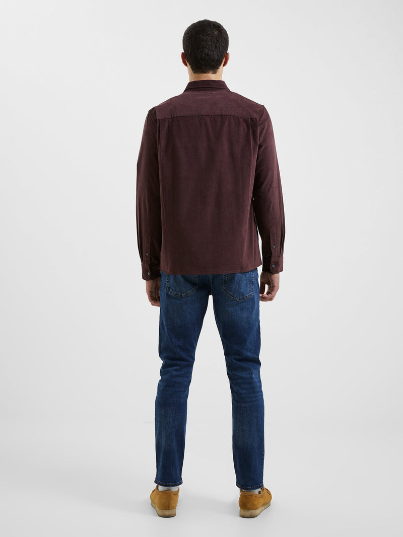 French Connection Cord Shirt Truffle