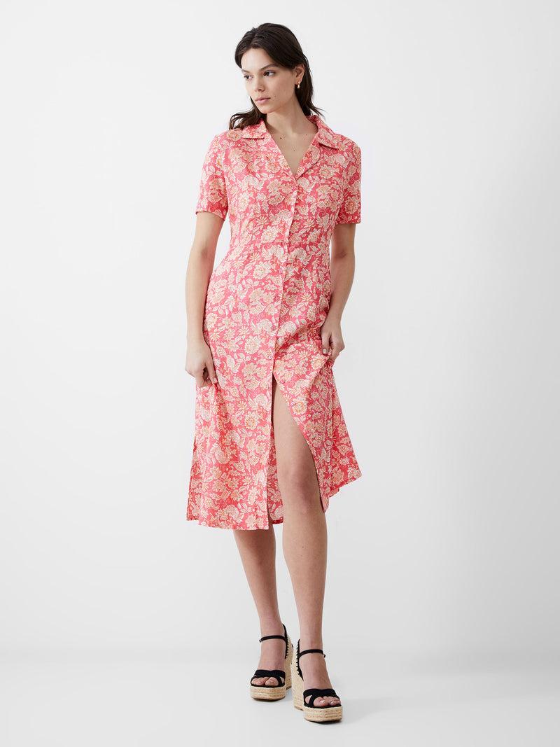 french connection Cosette Rever Dress Camellia