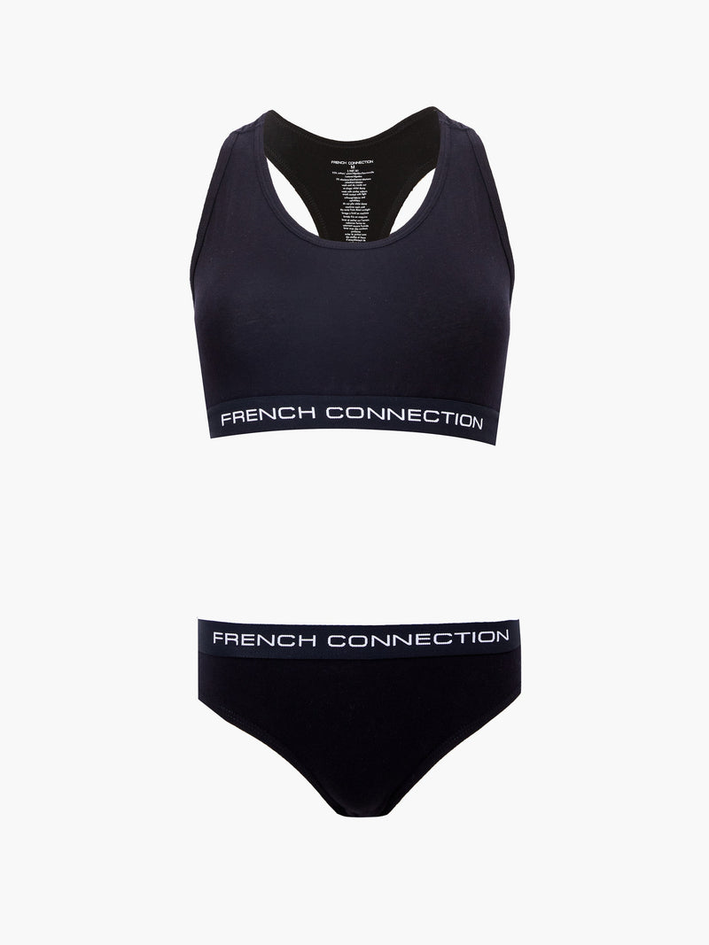 french connection French Connection Crop Top & Brief Set Multi 1