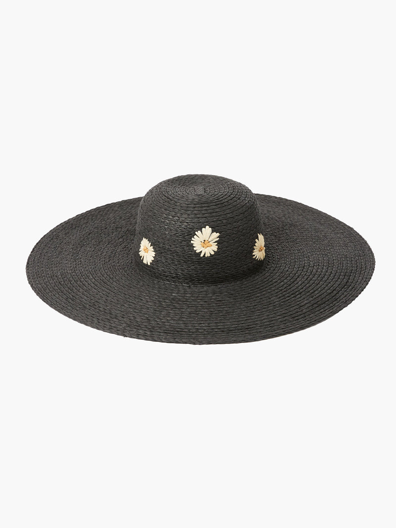 french connection Daisy Sun Hat Black