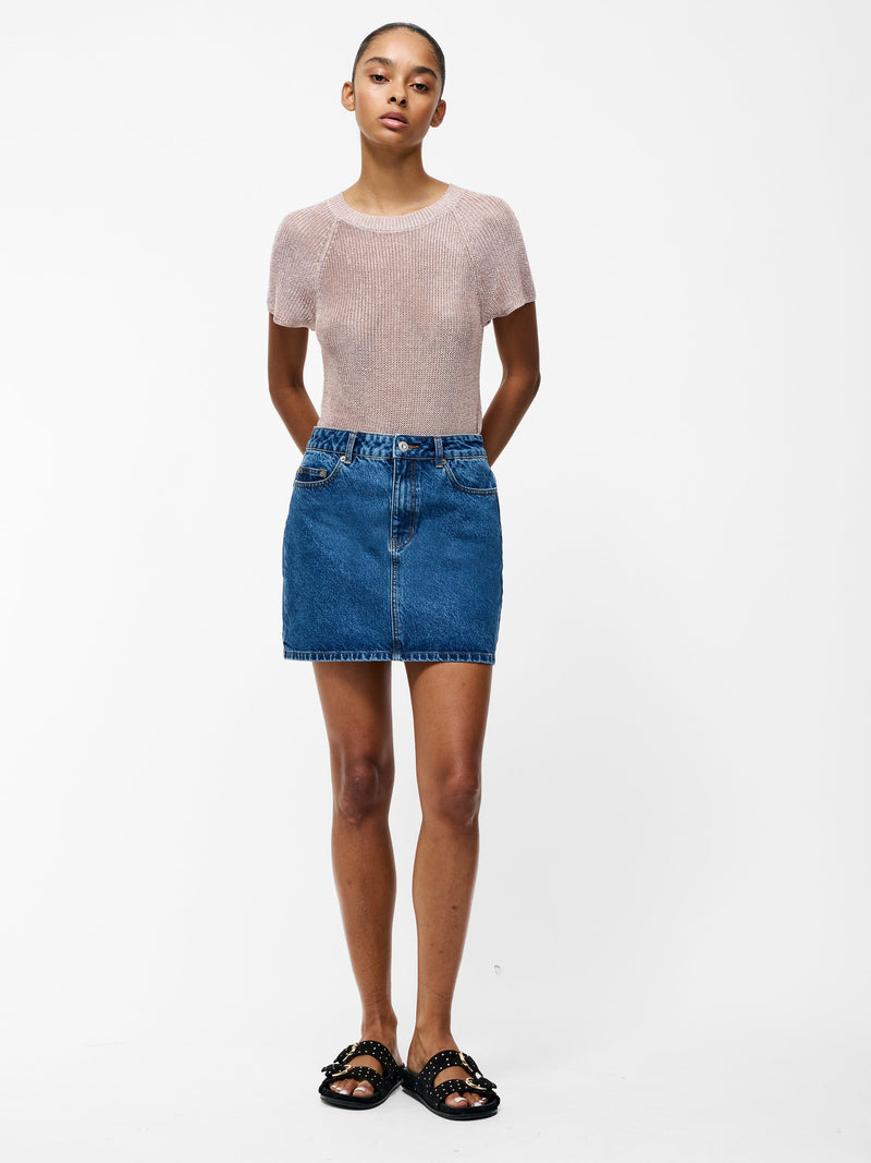 french connection Dallas Denim Mini Skirt Vintage