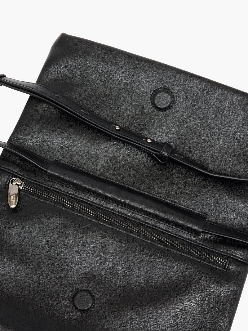 French Connection Disc Clutch Bag Black
