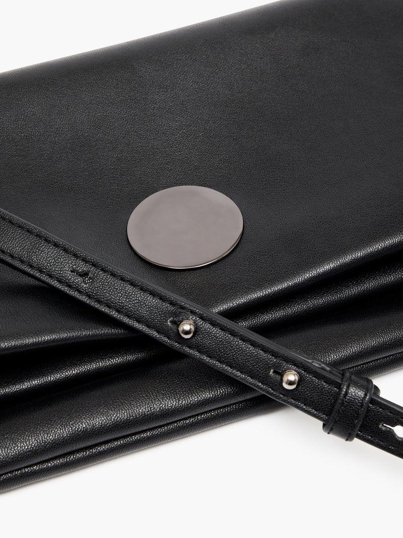 French Connection Disc Clutch Bag Black