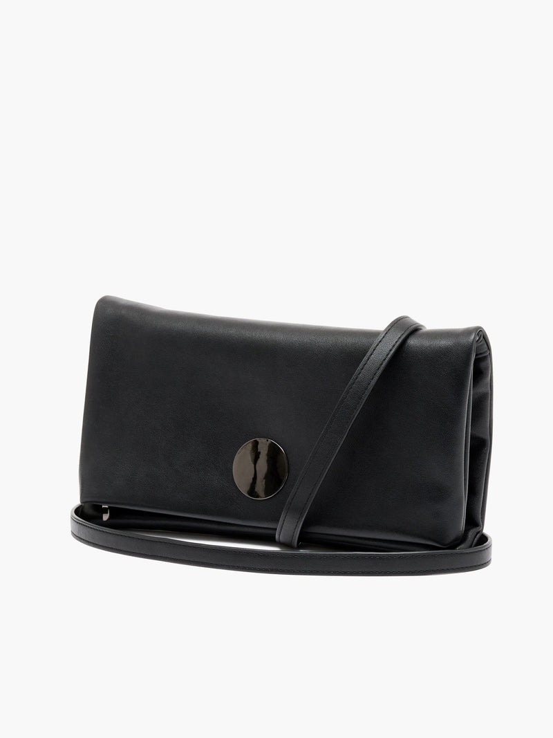 french connection Disc Clutch Bag Black