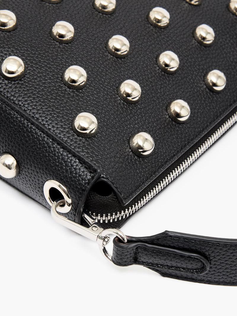 French Connection Dome Stud Crossbody Bag Black
