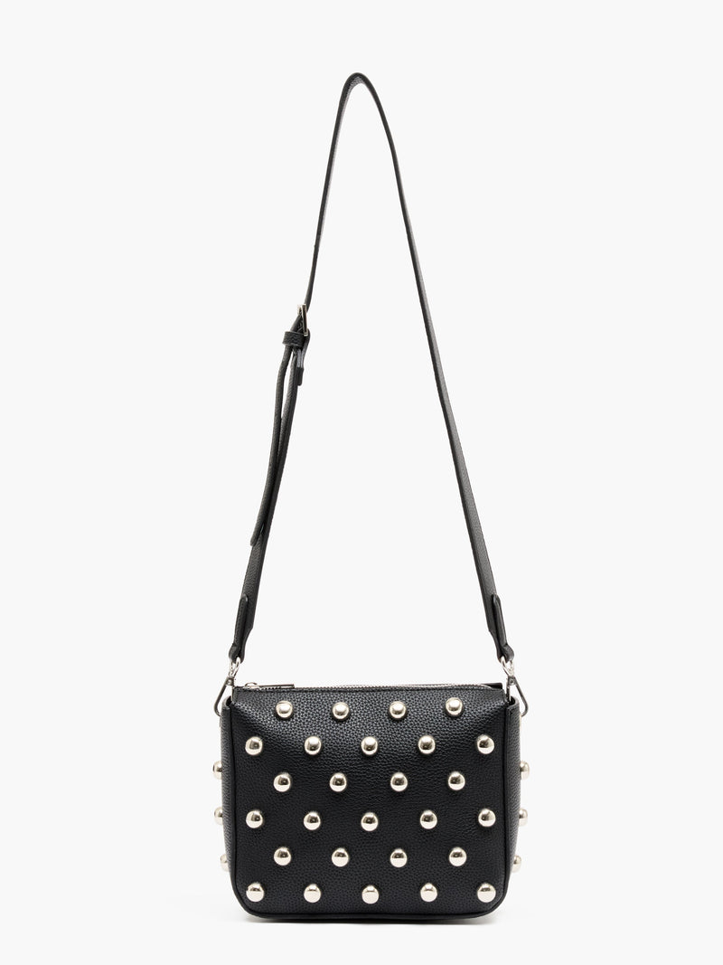 french connection Dome Stud Crossbody Bag Black