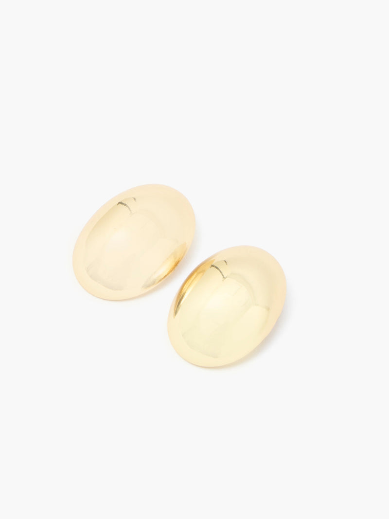 French Connection Dome Stud Earrings Gold