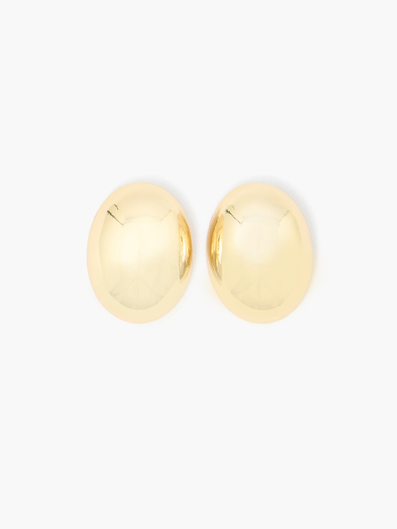 french connection Dome Stud Earrings Gold