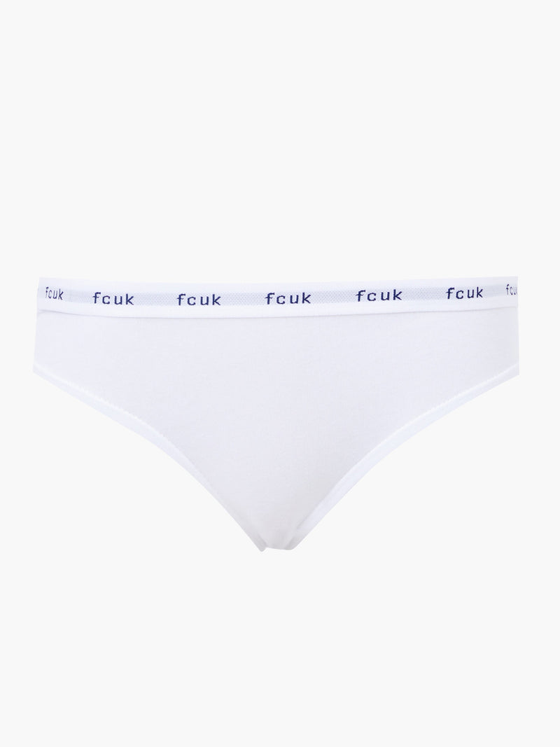 French Connection FCUK 3 Pack Briefs Grey/White