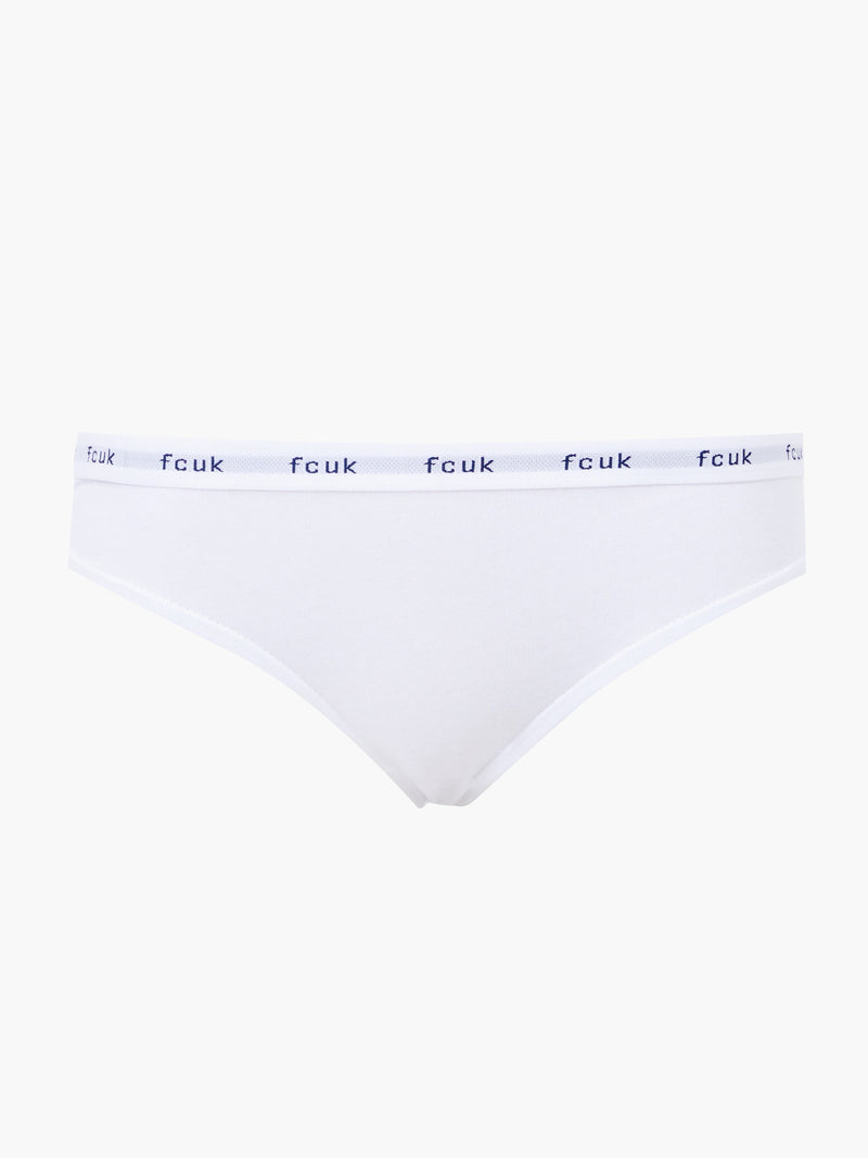 French Connection FCUK 3 Pack Briefs Grey/White