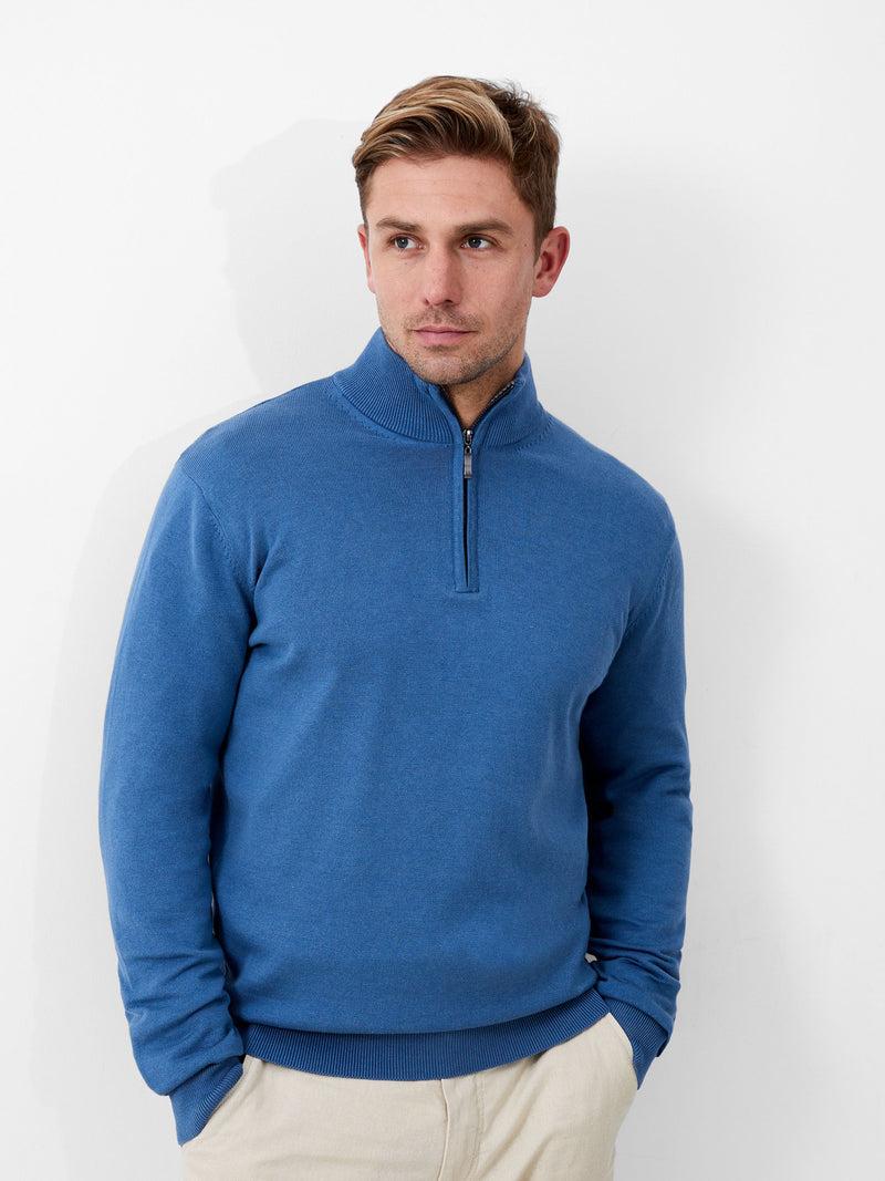 french connection Half Zip Funnel Neck Jumper