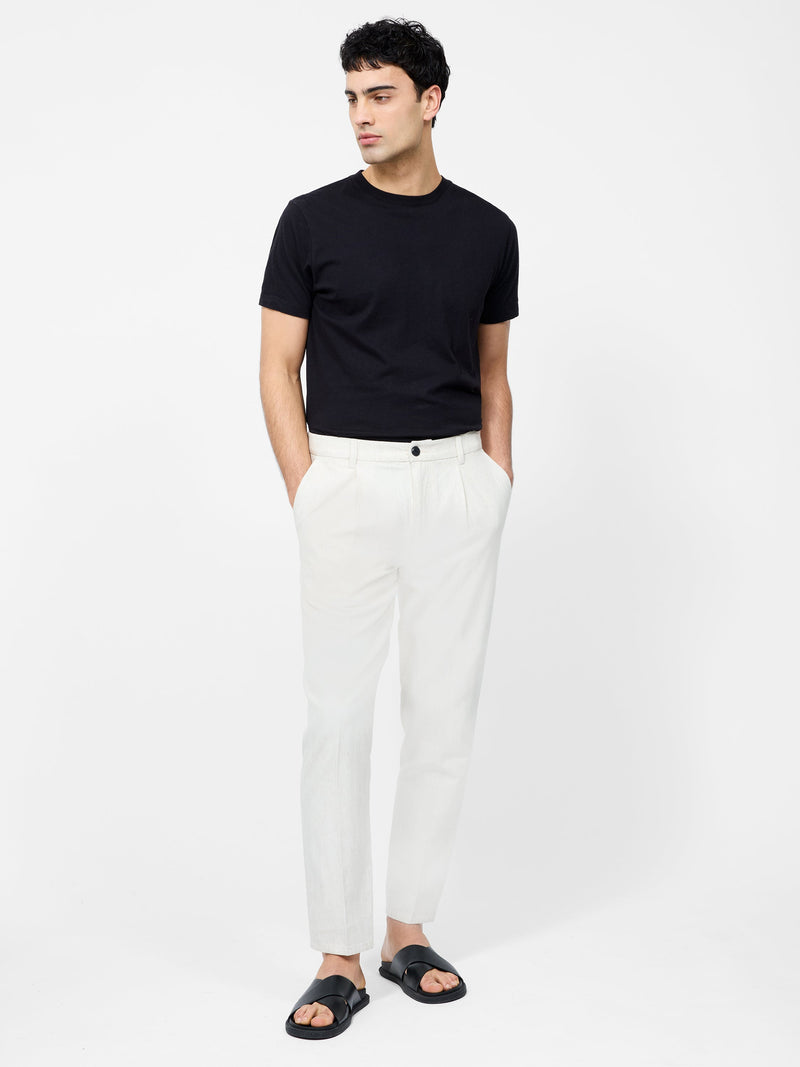 french connection Herringbone Trousers Stone