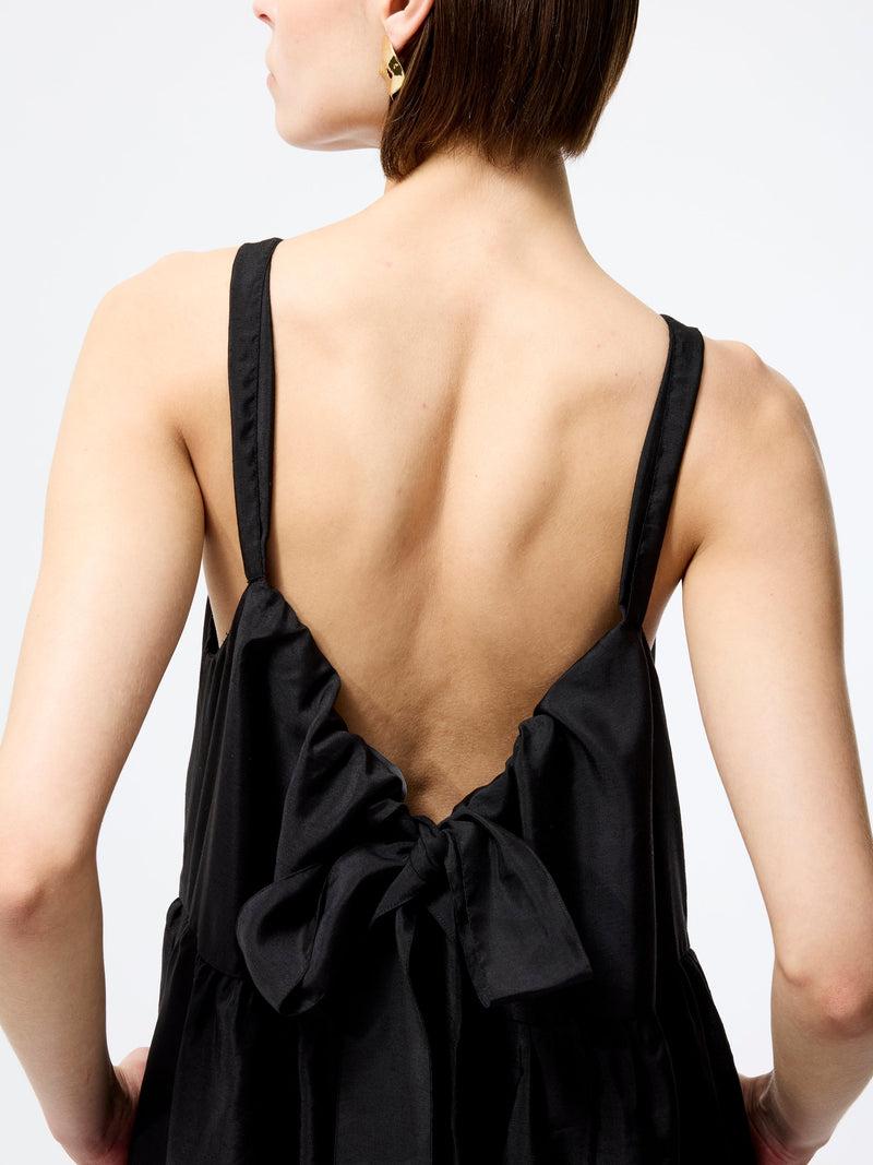 French Connection Holland Tiered Dress Black