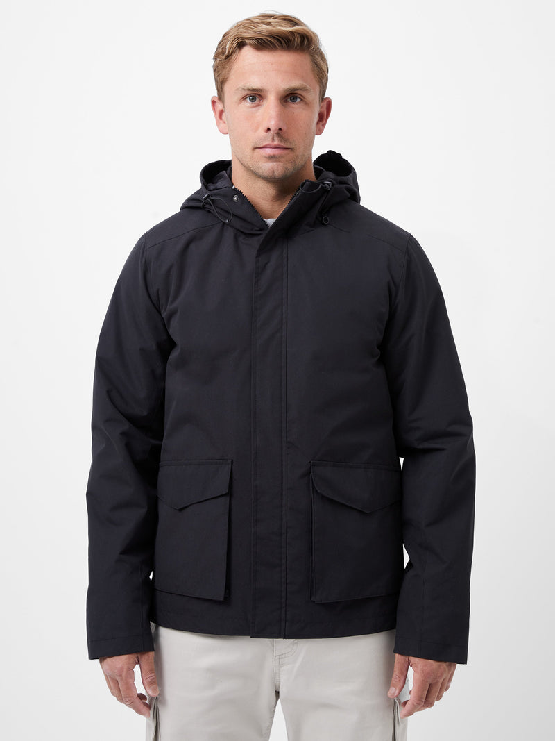 French Connection Hooded Jacket Marine