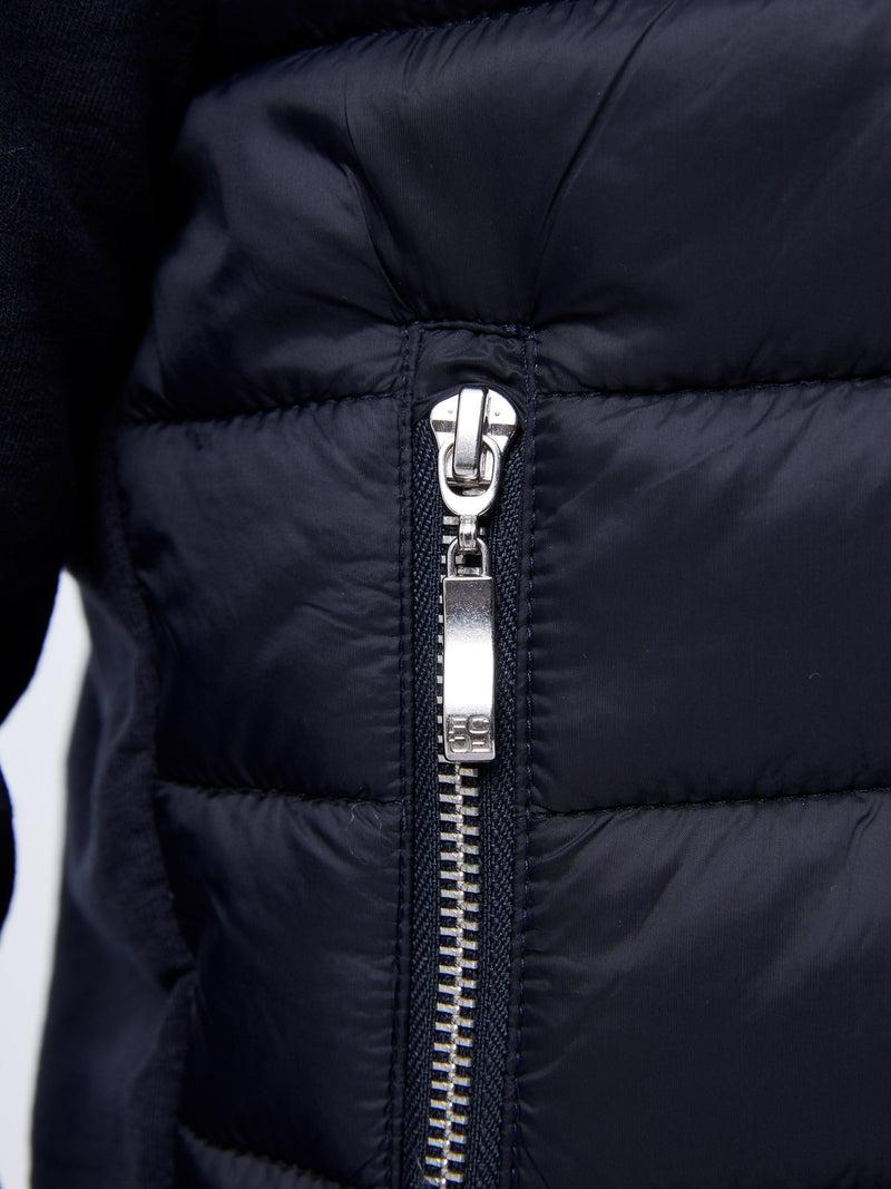 French Connection Hybrid Bomber Jacket Navy