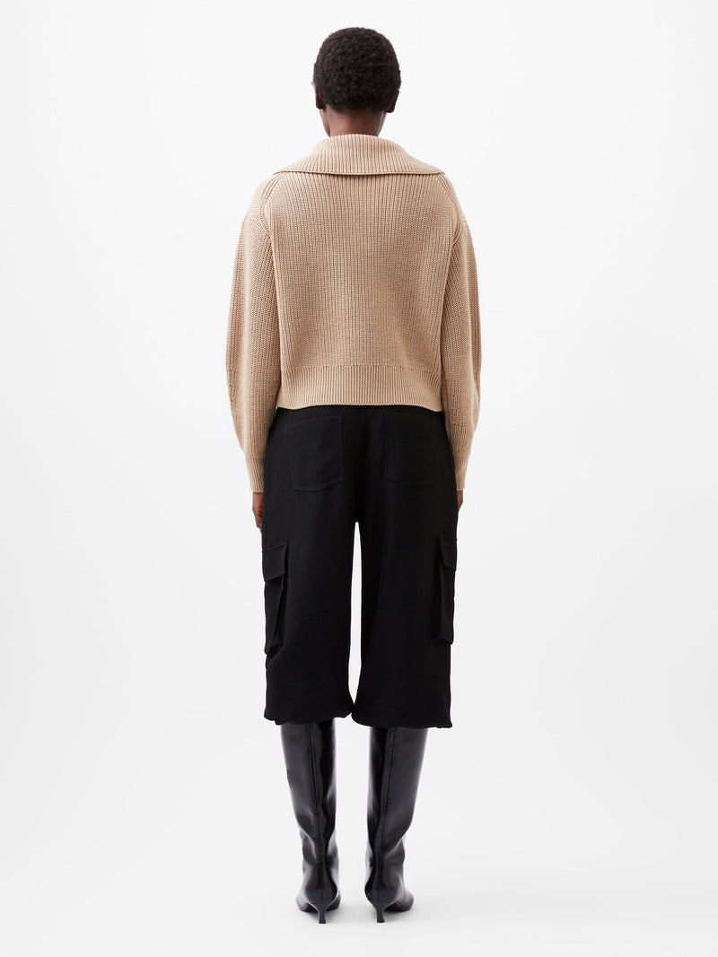 French Connection Joss Collared Jumper Camel