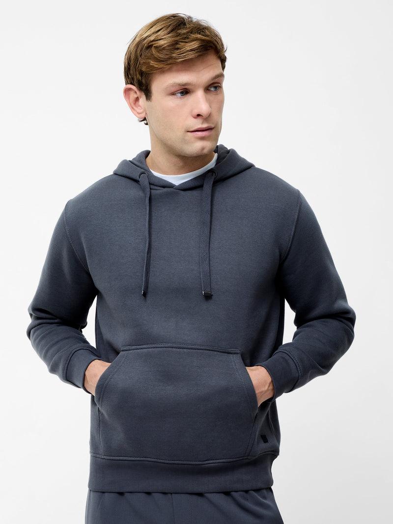 french connection Kangaroo Hoodie Dark Grey