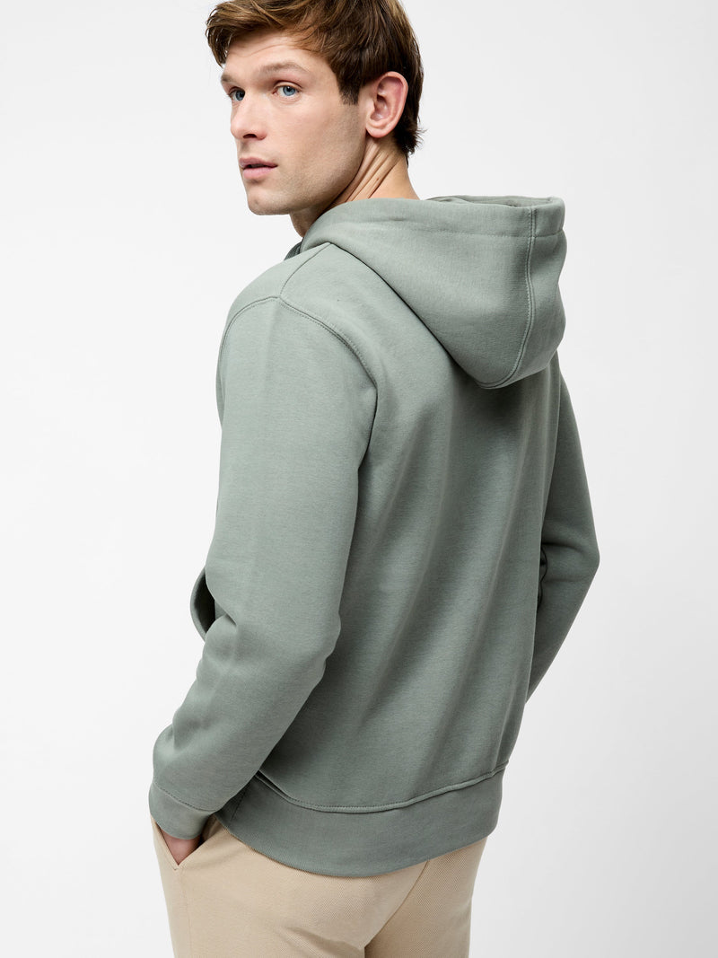 French Connection Kangaroo Hoodie Sage Green