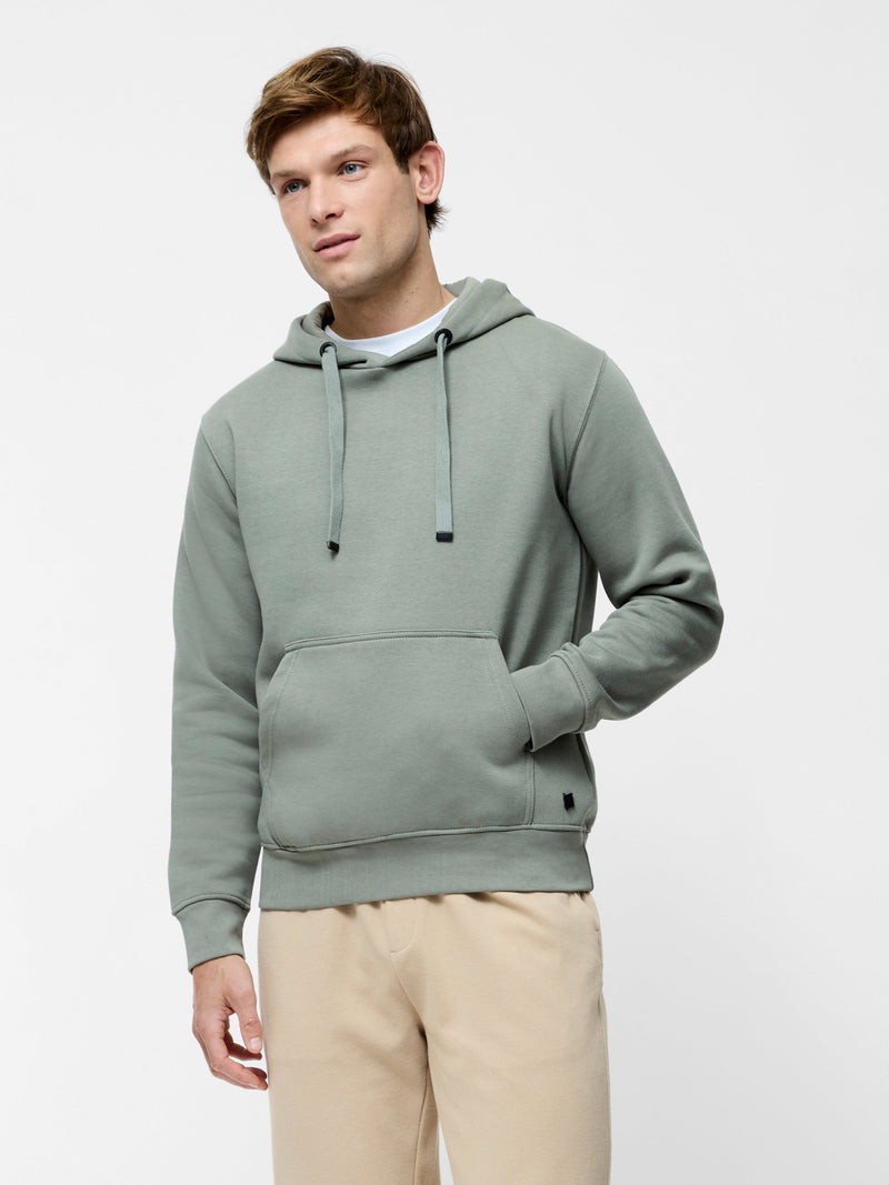 french connection Kangaroo Hoodie Sage Green