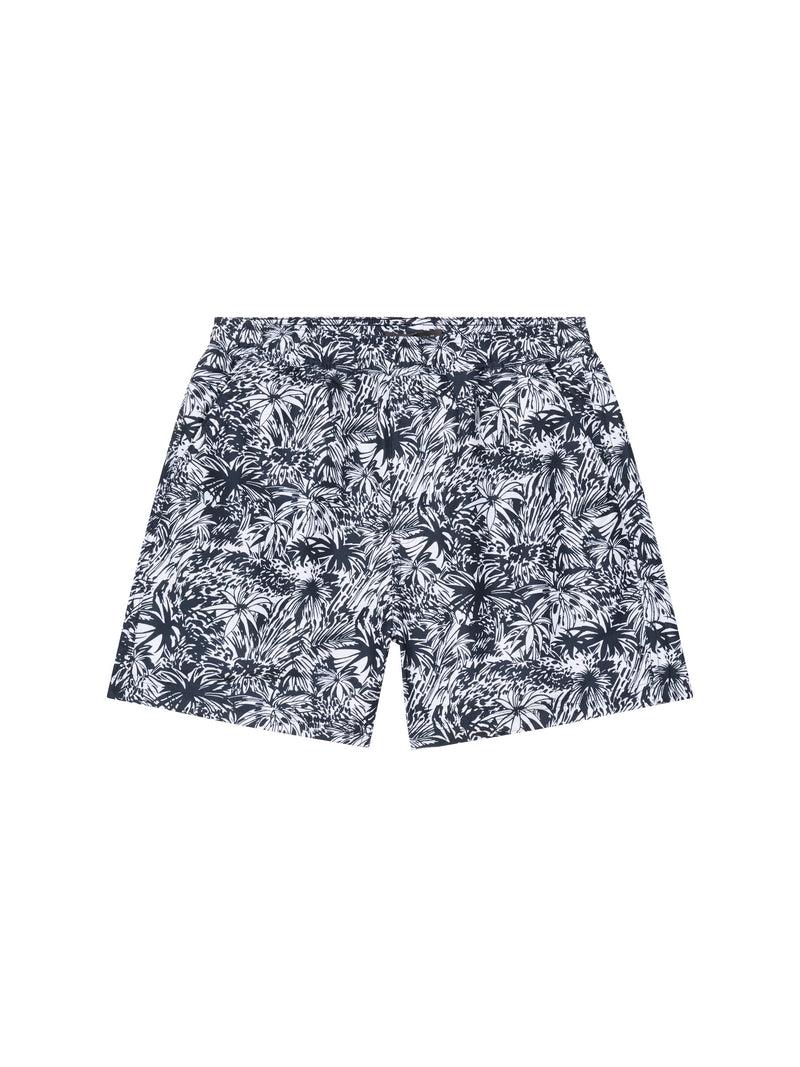french connection Leaf Swim Shorts Marine/Salt