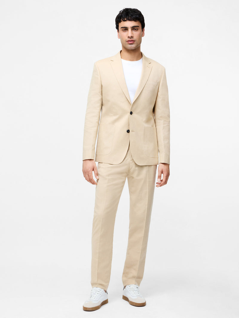 french connection Linen Suit Jacket Sand