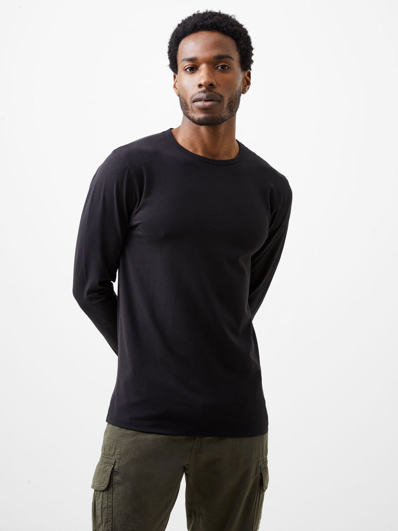 french connection Long Sleeve Stretch T-Shirt