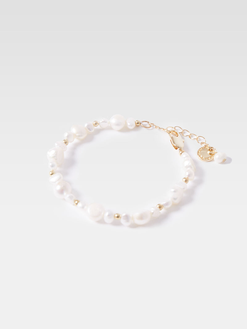 french connection Mixed Pearl Bracelet