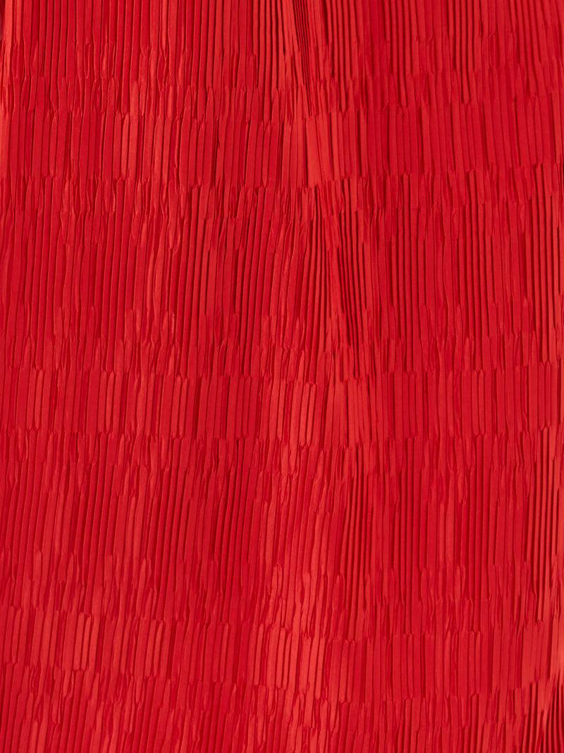 French Connection Moira Pleated Skirt Scarlet Red