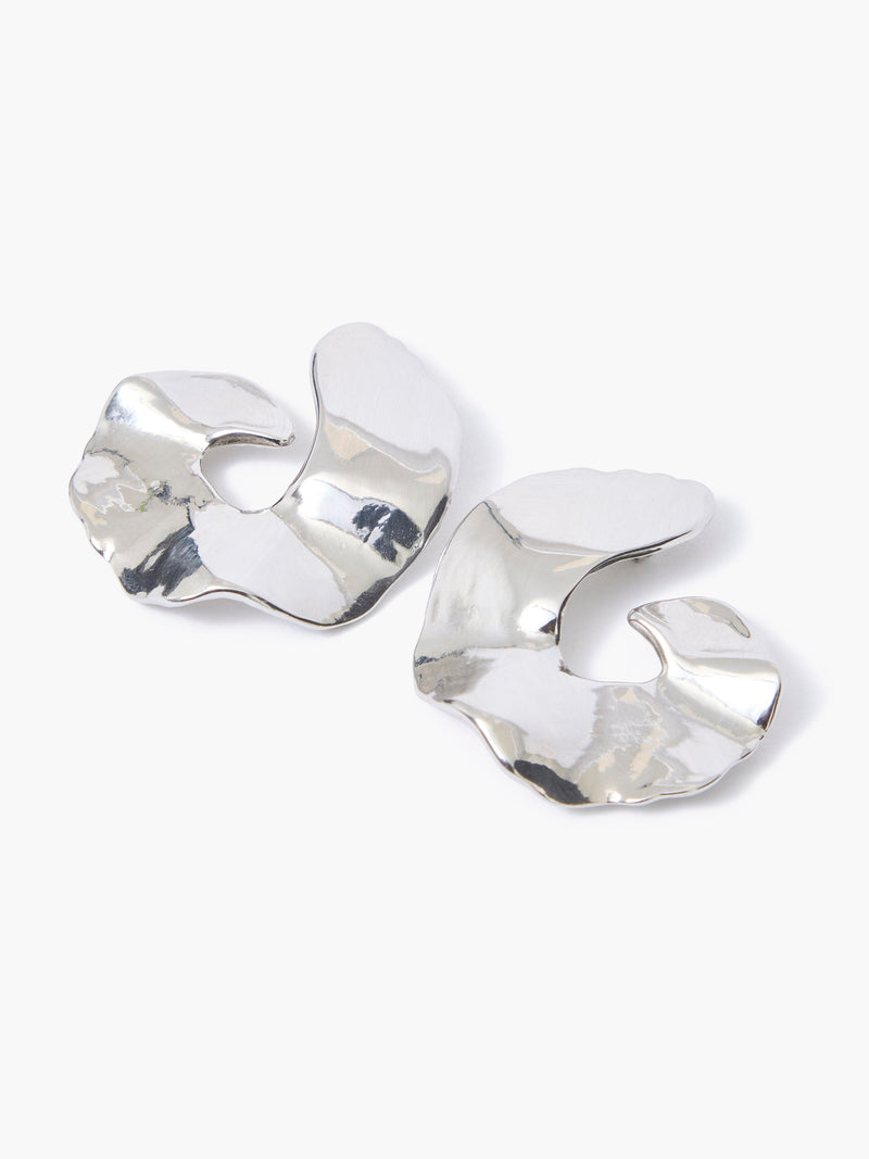 French Connection Molten Large Studs Silver