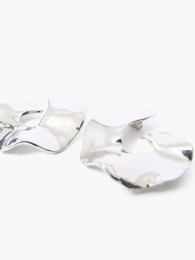 French Connection Molten Large Studs Silver