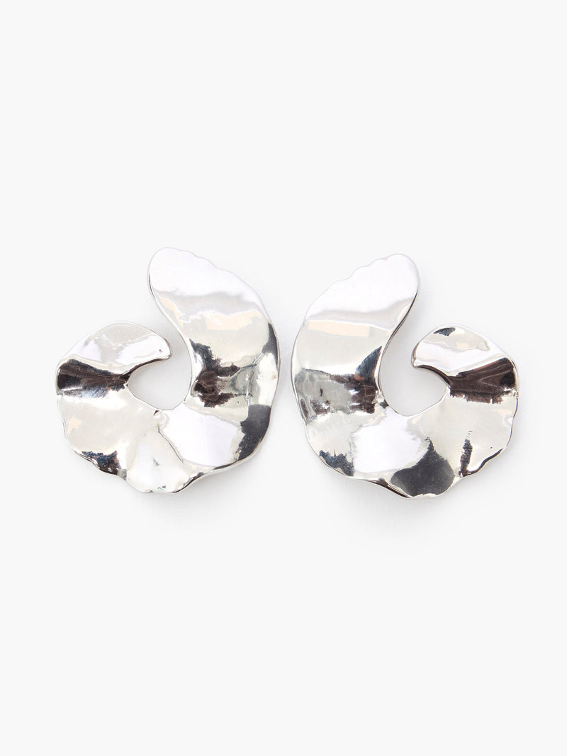 french connection Molten Large Studs Silver